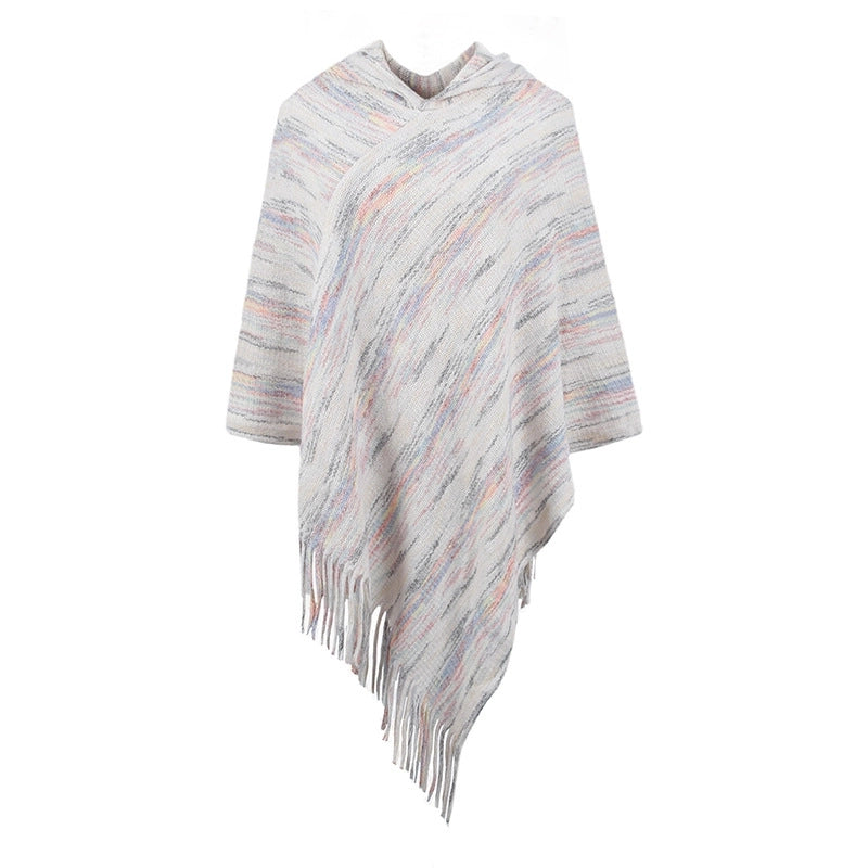 Women's Streetwear Stripe Polyester Tassel Shawl