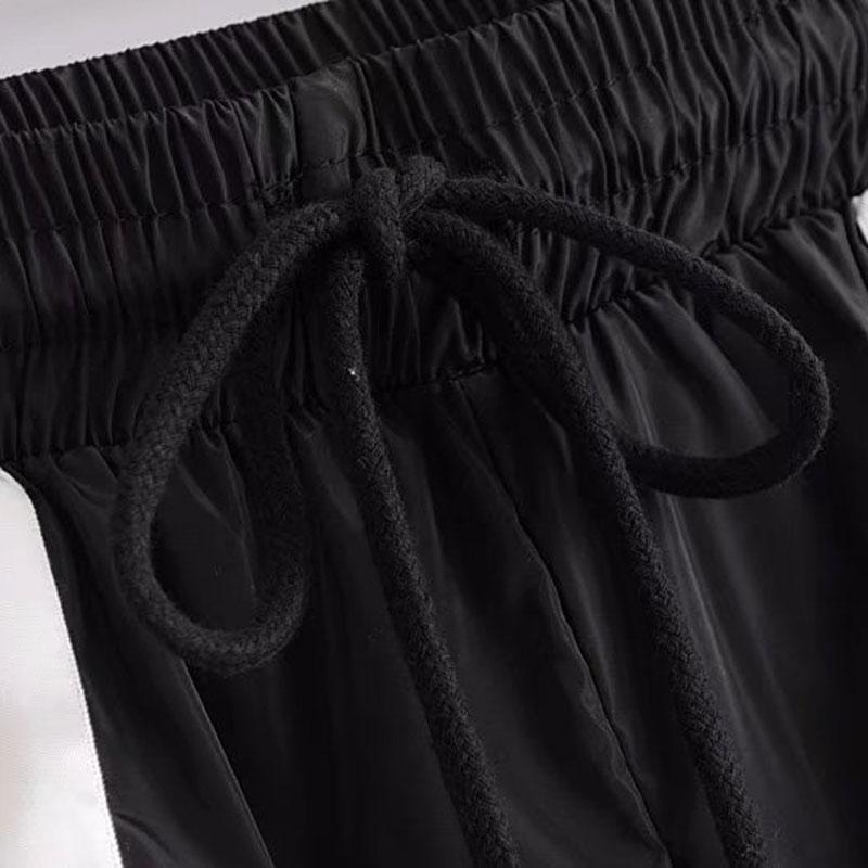 High Waisted Single Stripe Trouser