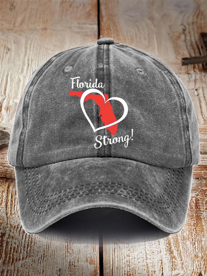 Unisex Florida Strong Print Hat