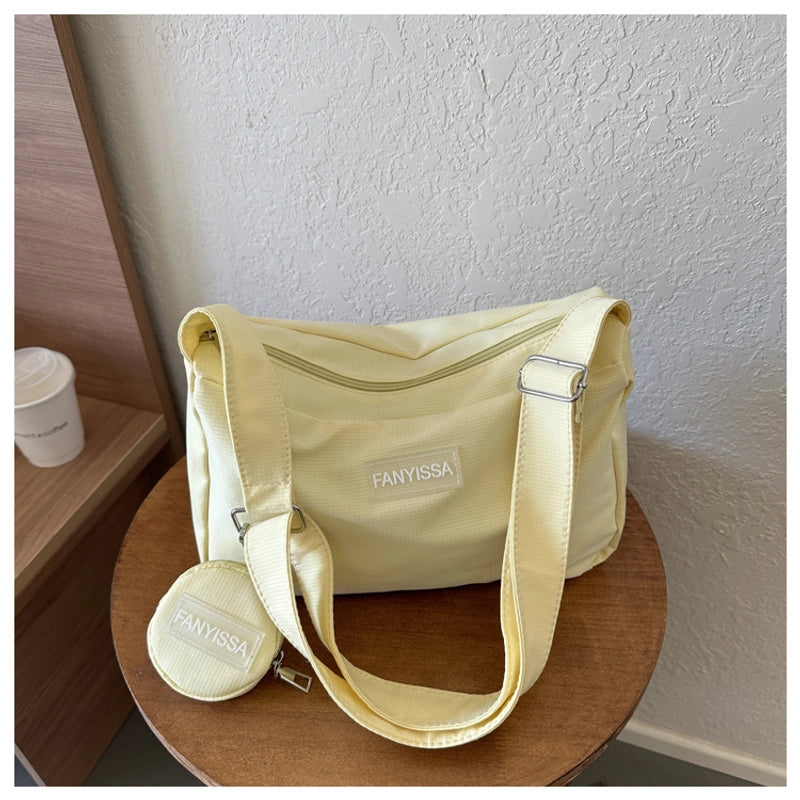 Women's Bag  New Autumn And Winter Trendy  Large Capacity Crossbody Bag Casual All-Matching Fashion Lightweight Oxford Bag