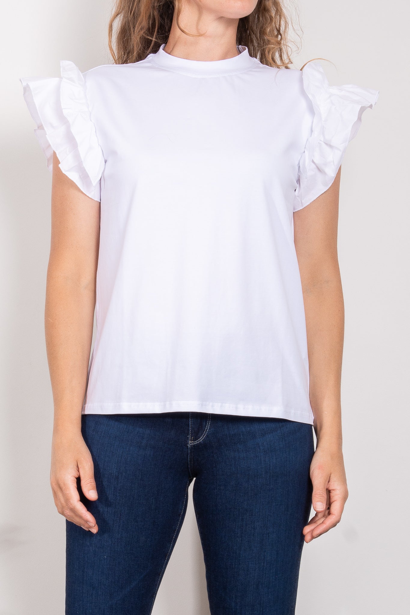 Alexandra Bjorn Ruffle T-shirt