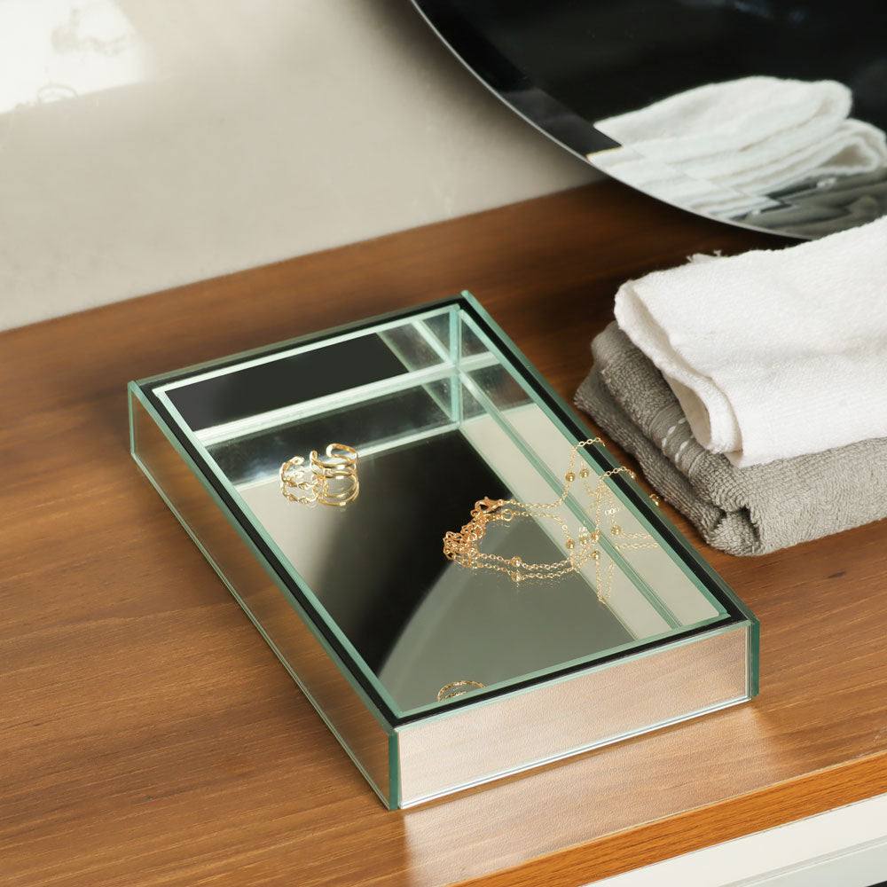 Mirror Valet Tray Small - Silver