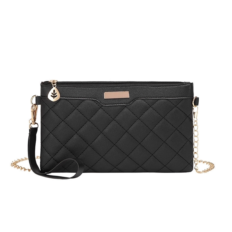 White Red Black Pu Leather Geometric Square Evening Bags
