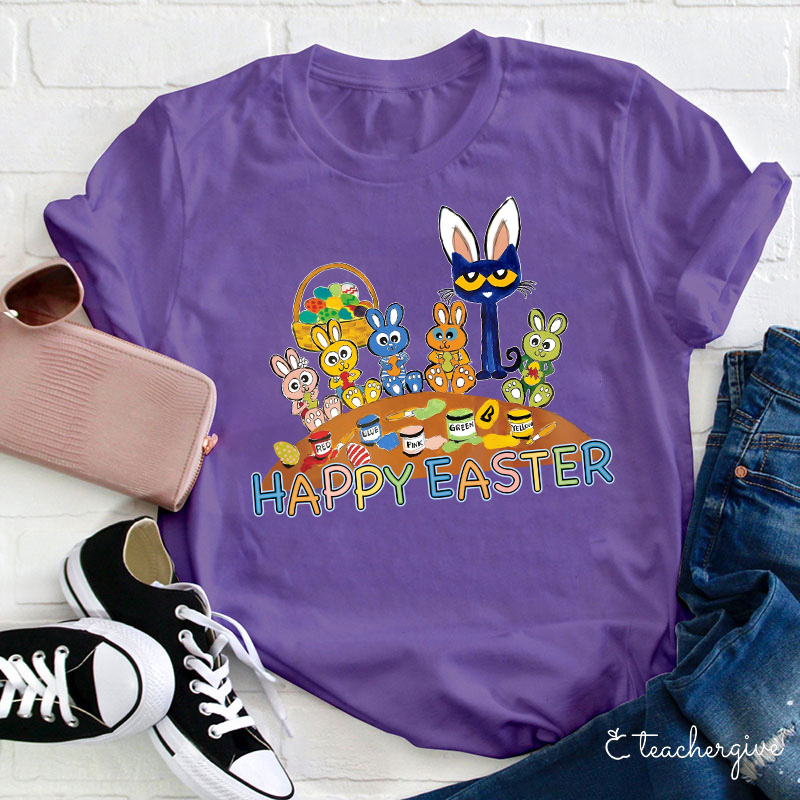 We Wish You A Happy Easter Teacher T-Shirt