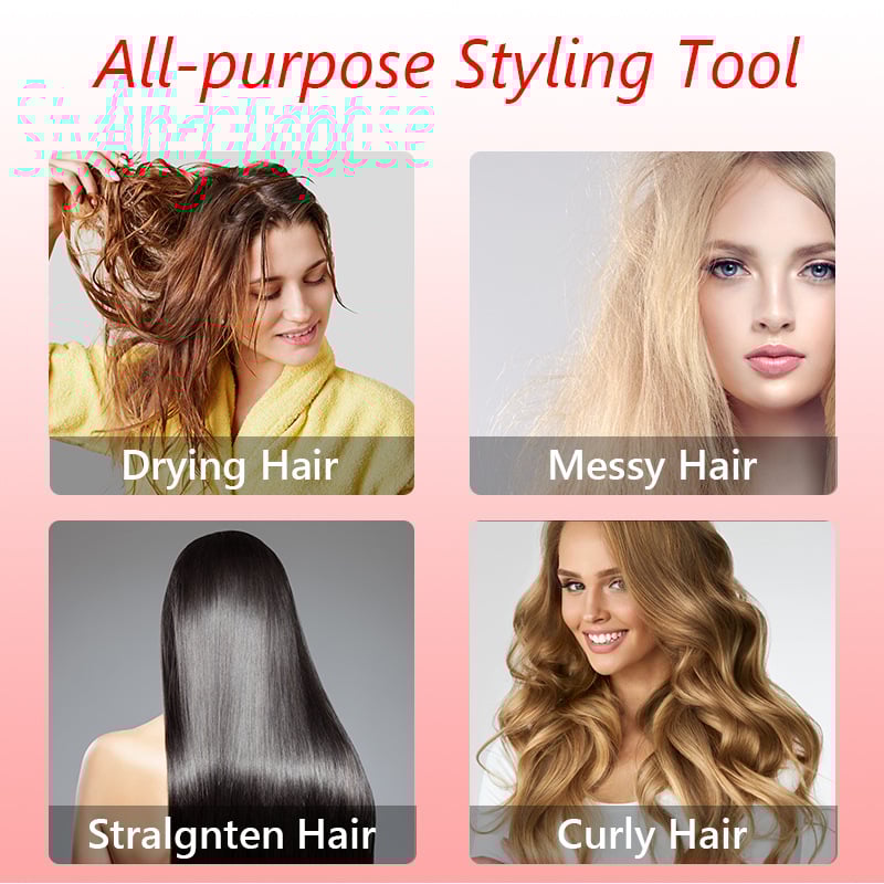 🔥 3-in-1 Hot Air Styler And Rotating Hair Dryer For Dry Hair. Curl Hair. Straighten Hair
