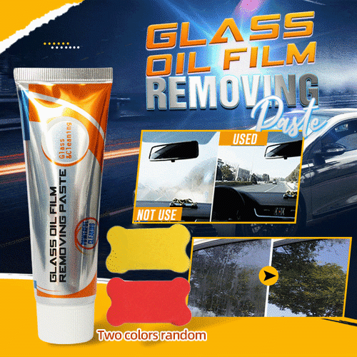 Glass Oil Film Removing Paste(Complimentary Sponge Cleaning)
