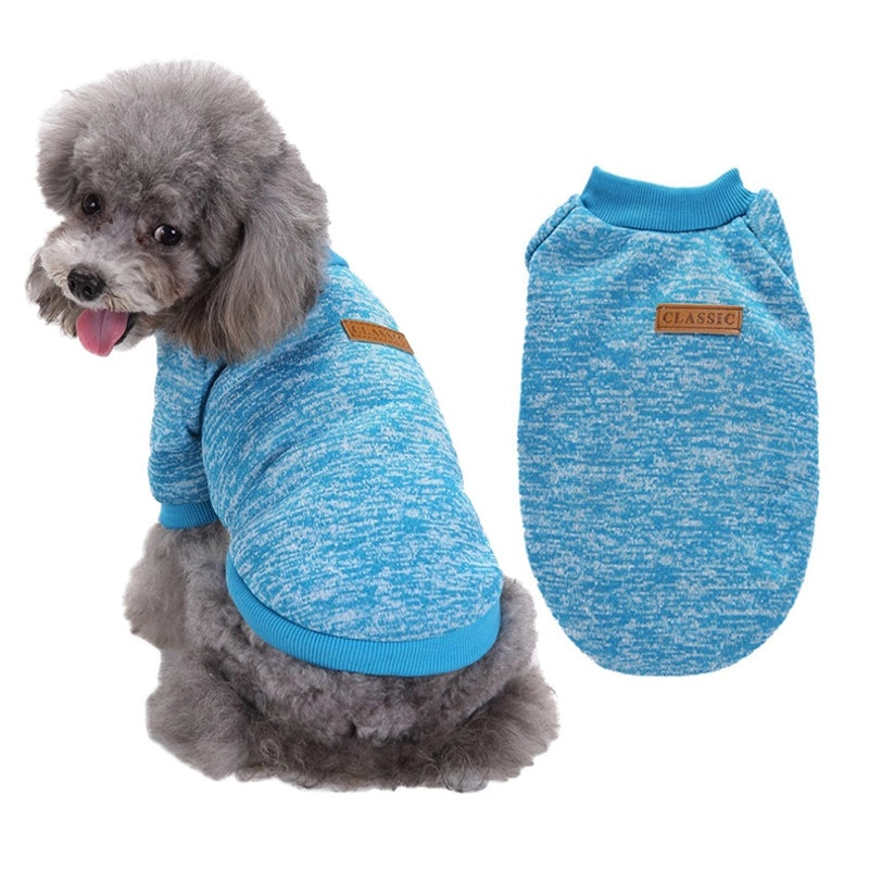 Casual Warm Starling Schnauzer Cat Small Dog Puppy Internet Celebrity Comfortable Fleece Autumn And Winter Clothes Hair-free Cat And Dog Clothes