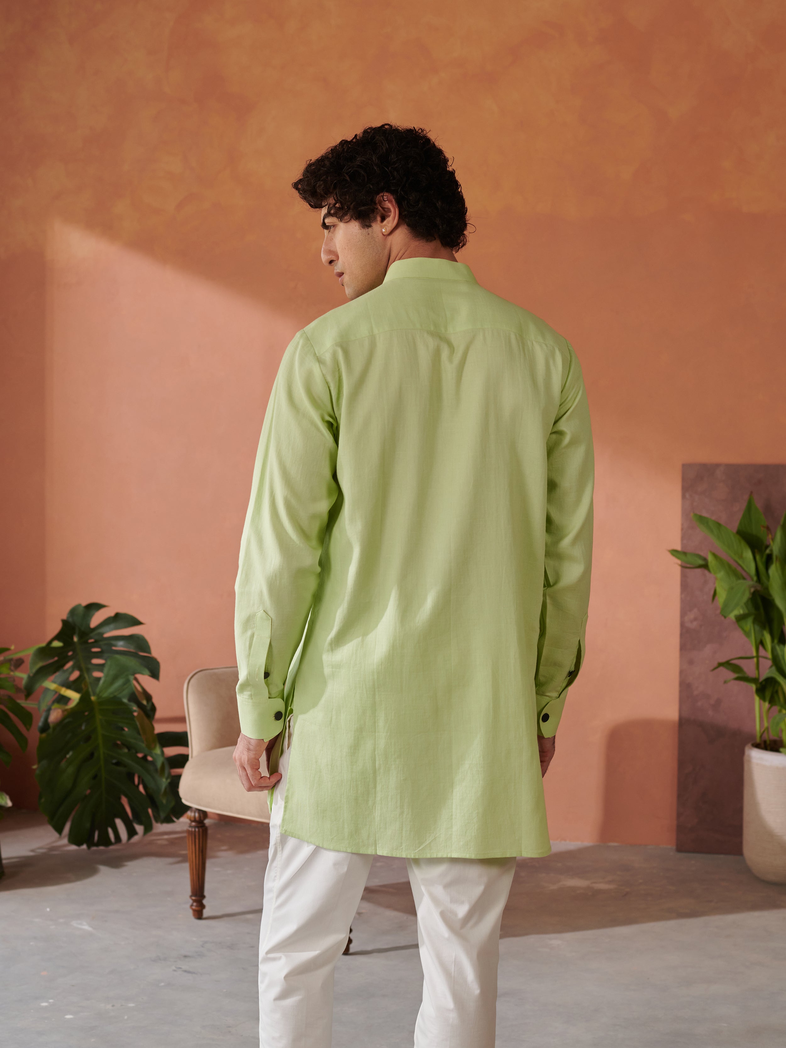 Sage Green Jodhpuri Kurta