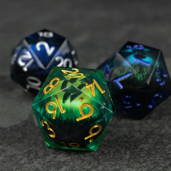 ⏰Promotion 48% OFF💥Lifelike Green Dragon Eye Dice