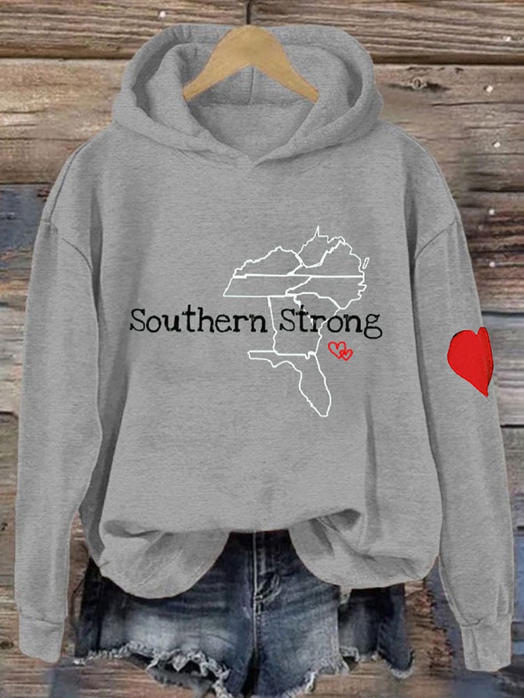 Women's Hurricane Helene Southern Strong Printed Sweatshirt