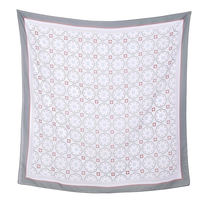 Women's Sweet Flower Polyester Kerchief
