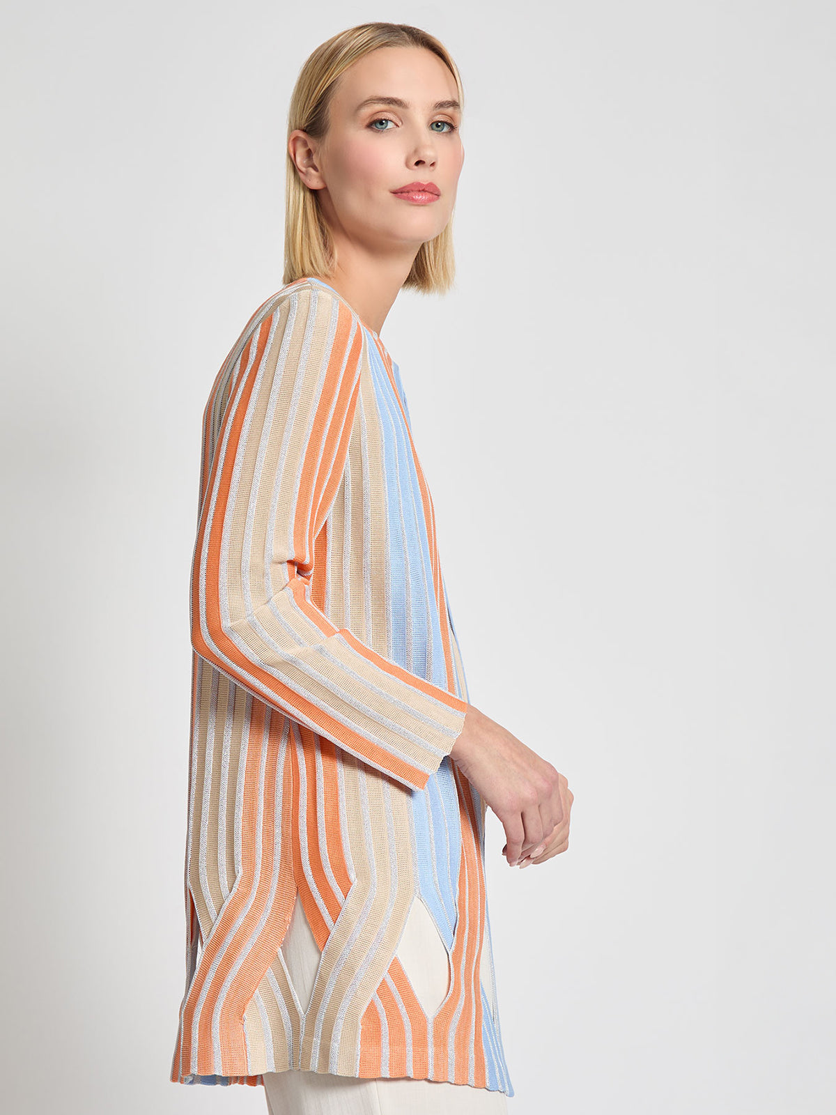 Heritage Lurex Multi-Stripe Knit Jacket - Vanity Fit