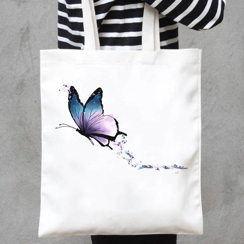 Women's Minimalist Butterfly Shopping Bags