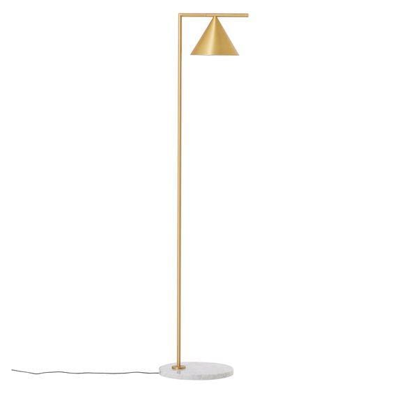 Clarice | Gold x Marble Floor Lamp