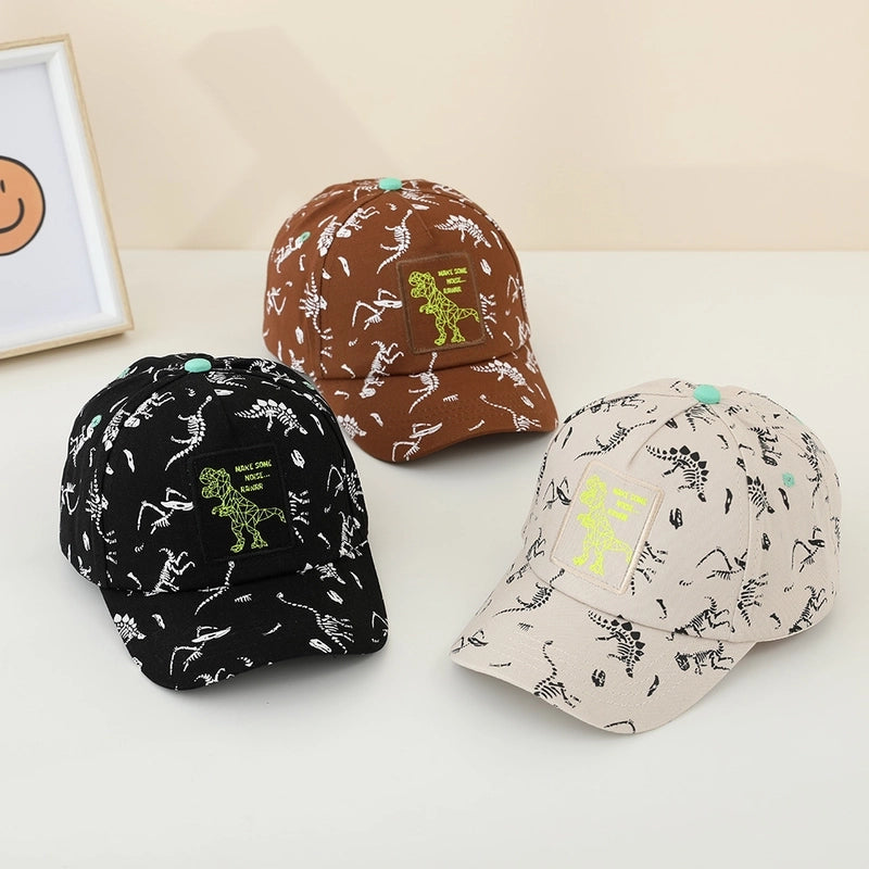 Boy's Minimalist Classic Style Color Block Embroidery Baseball Cap