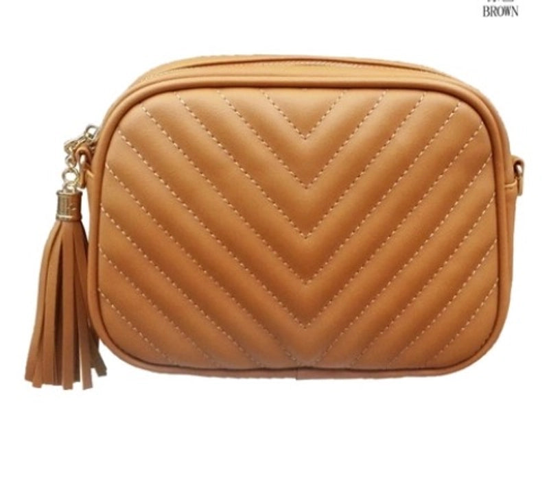 3 Pieces Women's Small Pu Leather Solid Color Fashion Square Zipper Crossbody Bag
