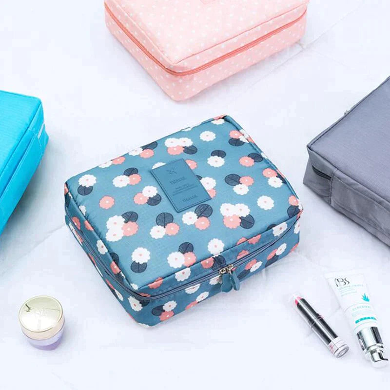 MULTIFUNCTION WOMEN MAKEUP COSMETIC TRAVEL POUCH