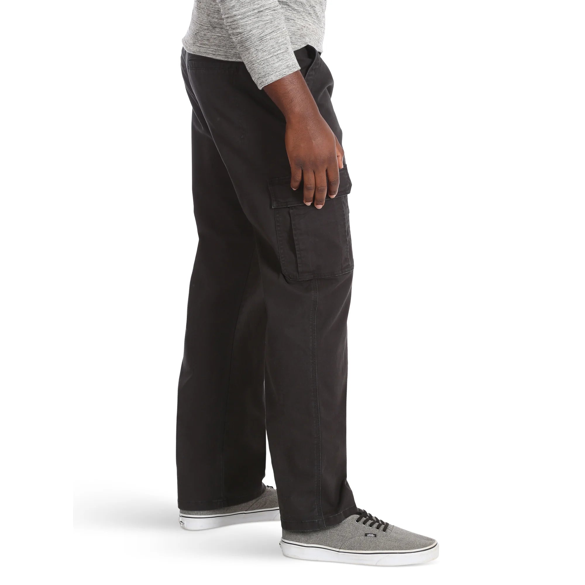 Men Relaxed Fit Cargo Pants With Stretch