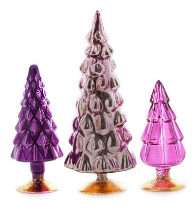 Violet Candy Glass Trees