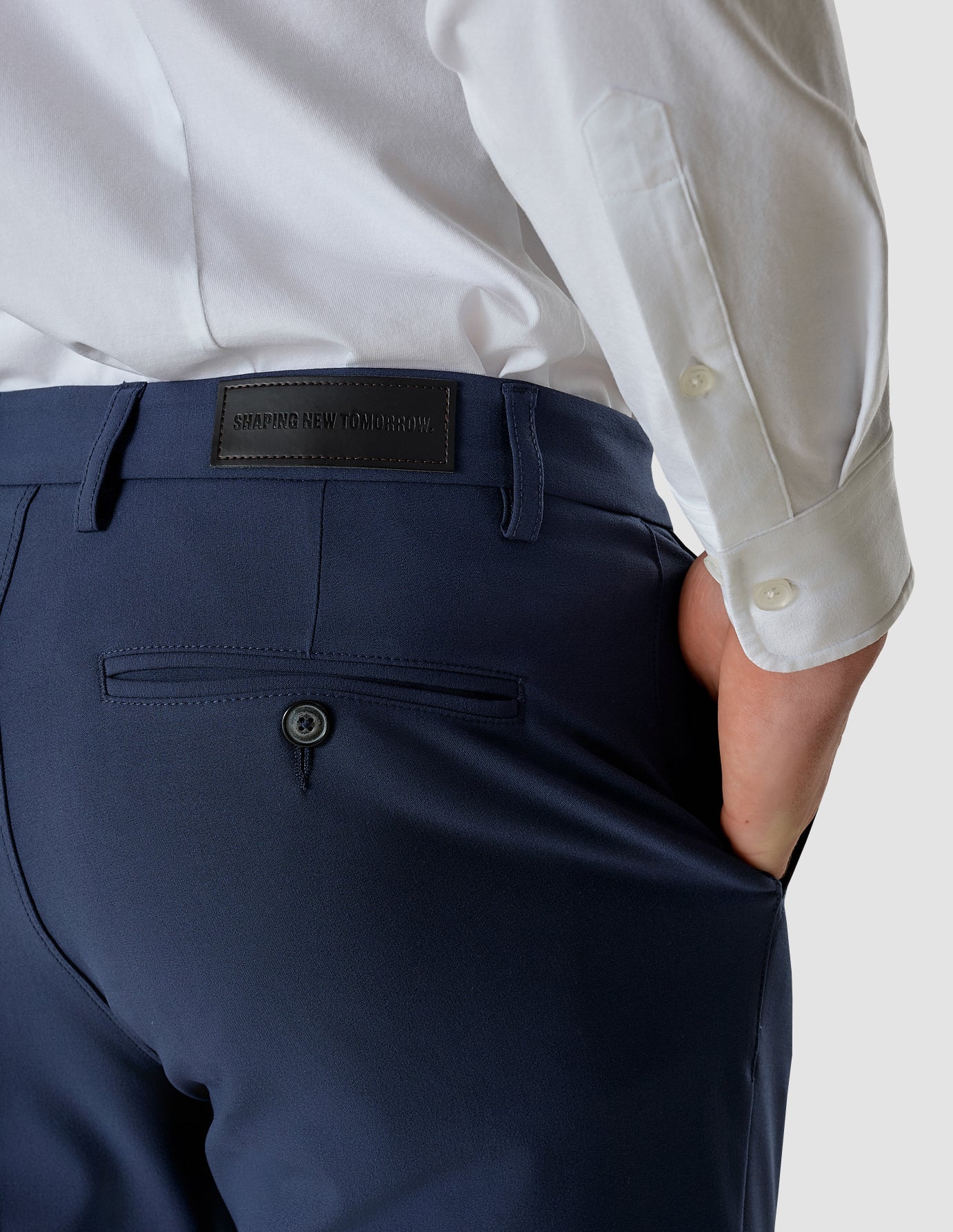 Suit Pants Slim Marine Blue