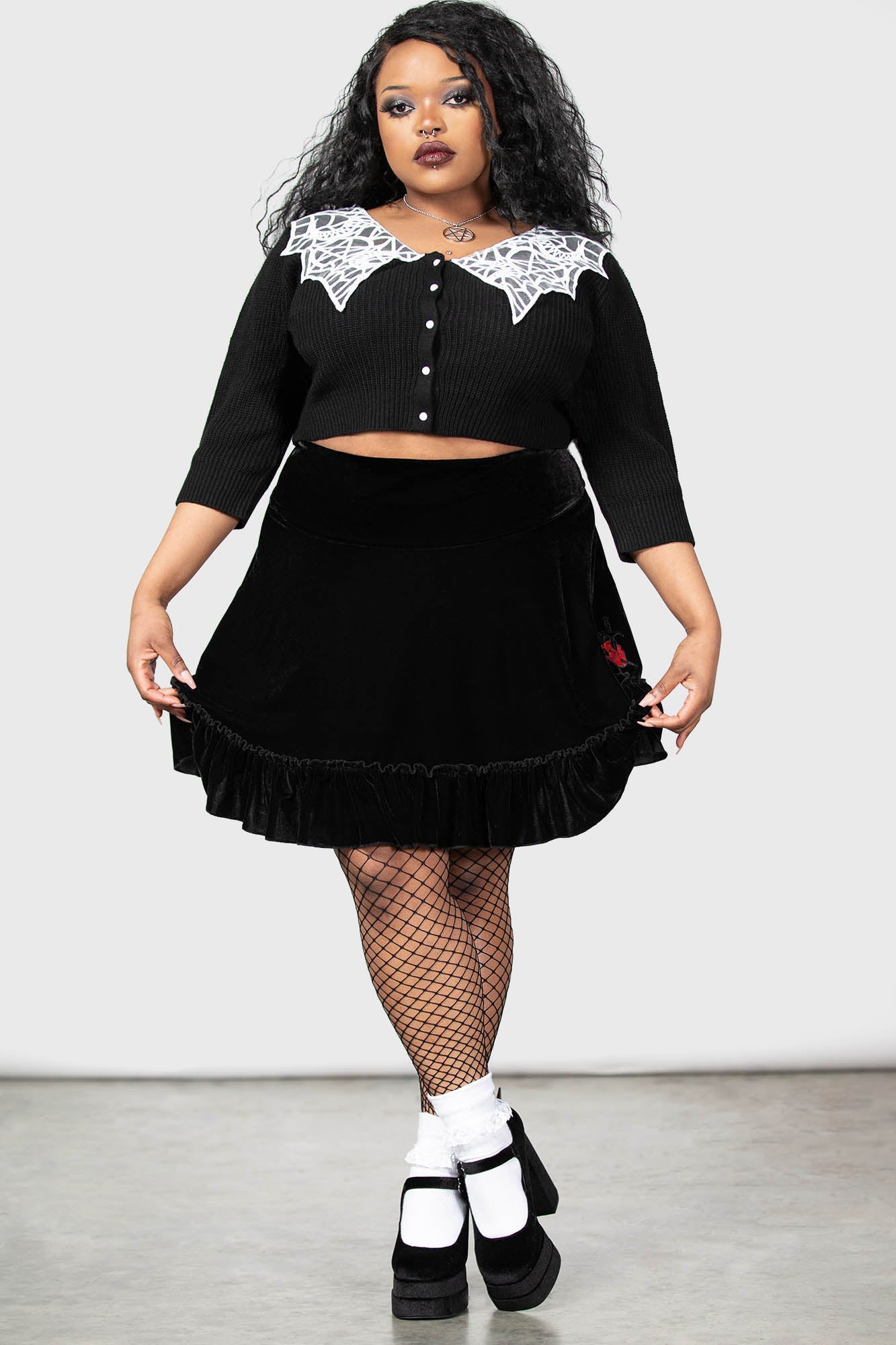 Lamellae Skater Skirt