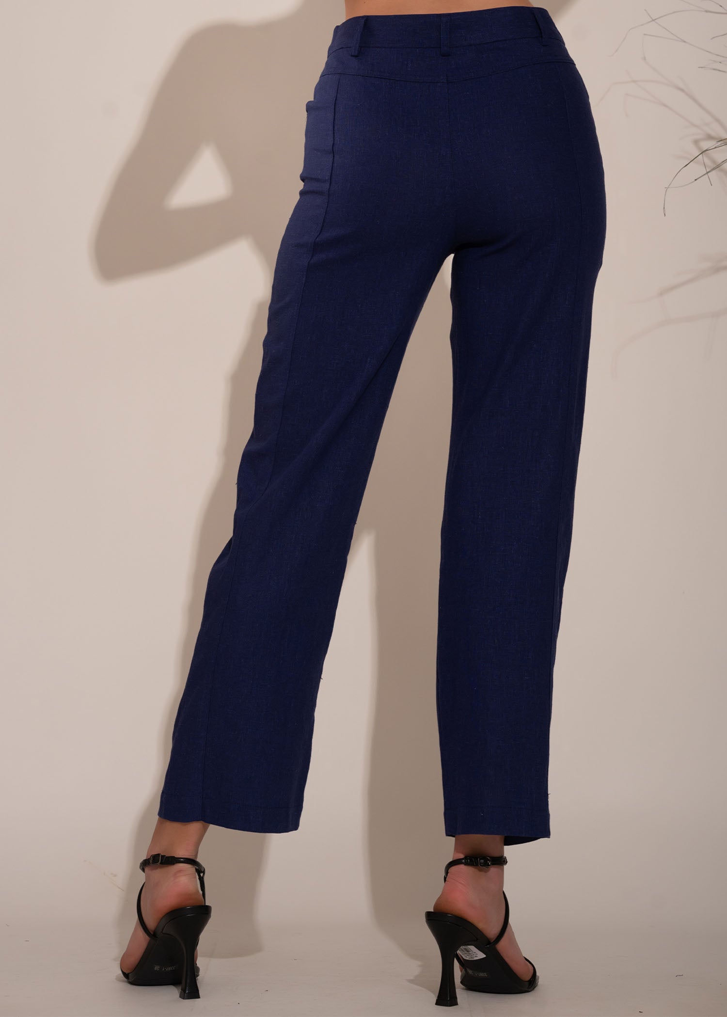 Pintuck Detail Tailored Pant