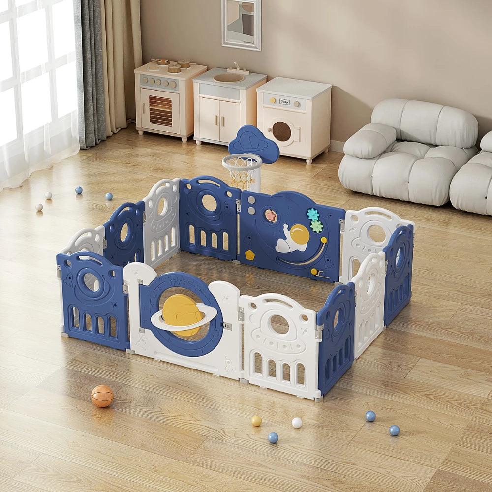 Astronaut Design Baby Playpen 10+2