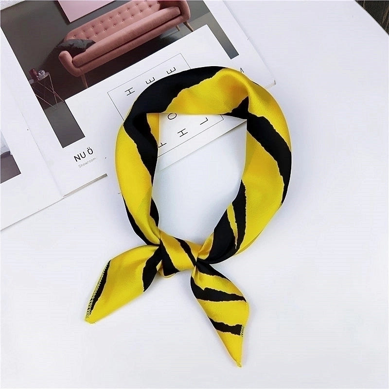 New Spring And Autumn Summer Small Silk Scarf Small Square Towel Women's Professional Variety Decorative Printed Scarf Scarf