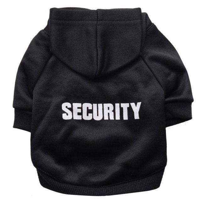 Security Printed Dog Cat Hoodies