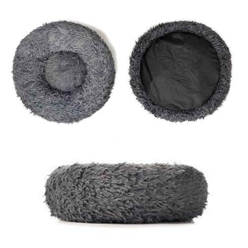 Comfy Anti-Anxiety Calming Dog & Cat Donut Bed | Fluffy Dog Bed