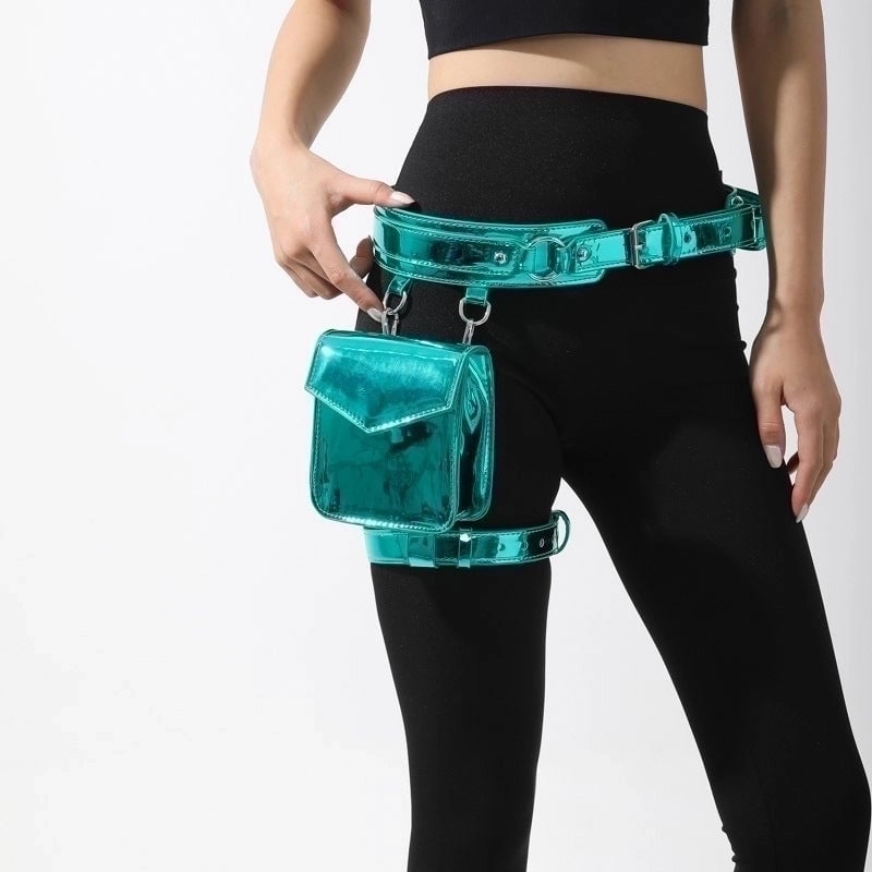 Women's Mini Pu Leather Solid Color Streetwear Magnetic Buckle Fanny Pack