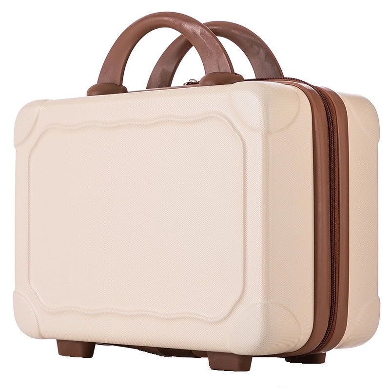 Suitcase Makeup Bag Small Case Zipper Women's Suitcase Short Distance Mini Storage Case Suitcase Accompanying Gift Bag