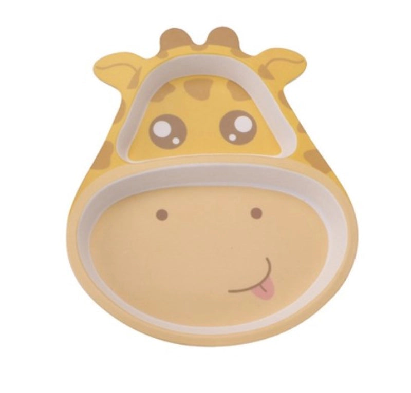 Cute Cartoon Baby Eco-friendly Divider Plate