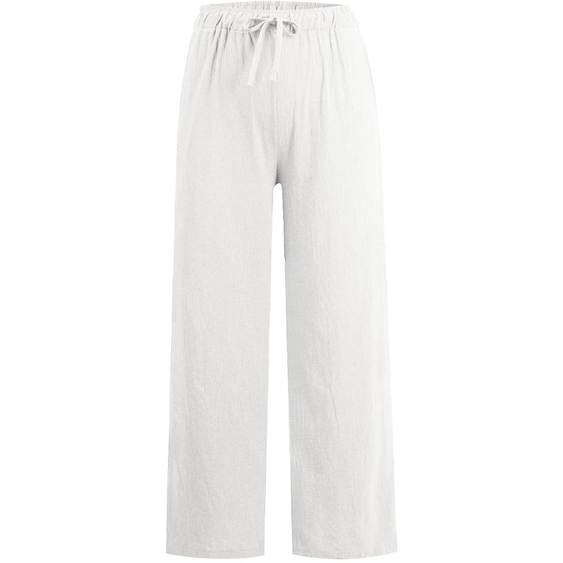 💥Hot Sales-49% OFF🔥Women's Summer Linen Cotton Wide Leg Pants