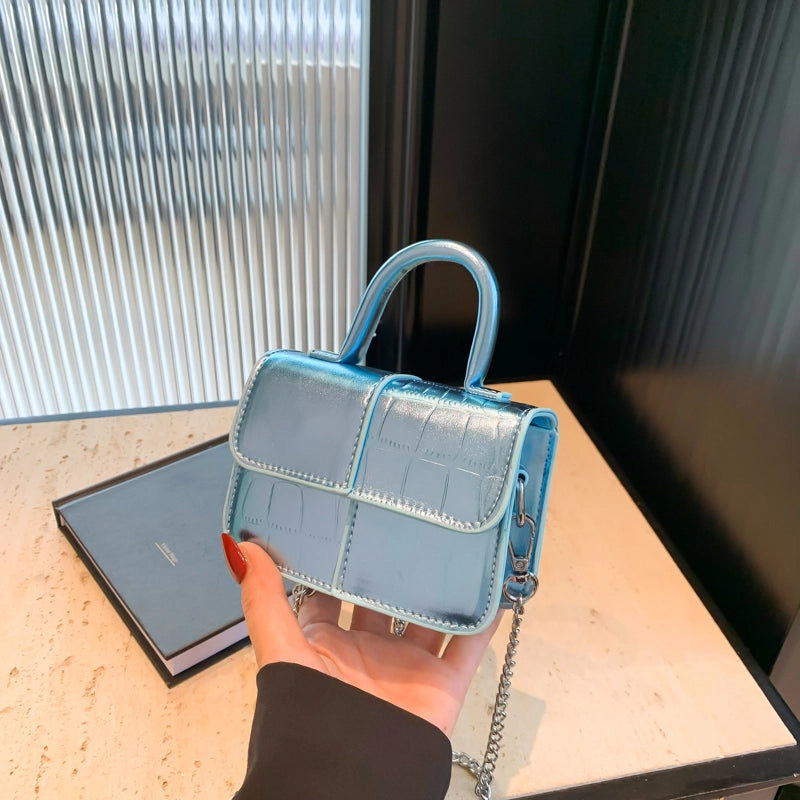 Candy Color Small Square Bag  Small Bag Fashion Portable Shoulder Messenger Bag