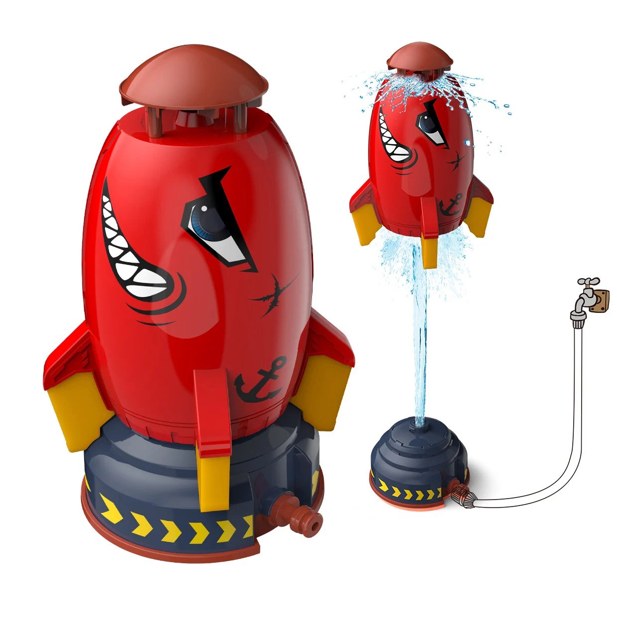 🚀🚀Summer Toy Outdoor Yard Rocket Sprinkler