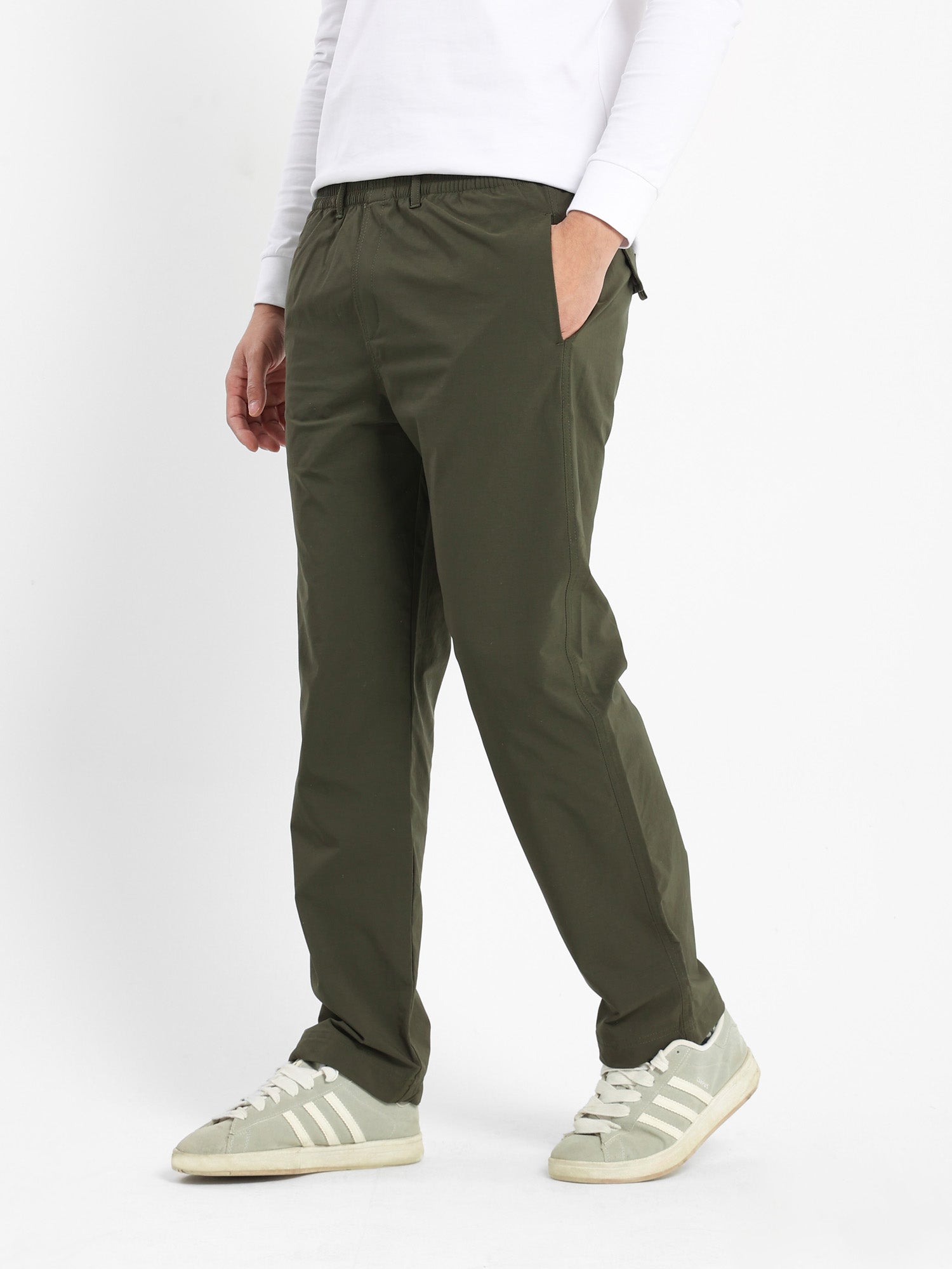 Casual Free Style Solid Pants