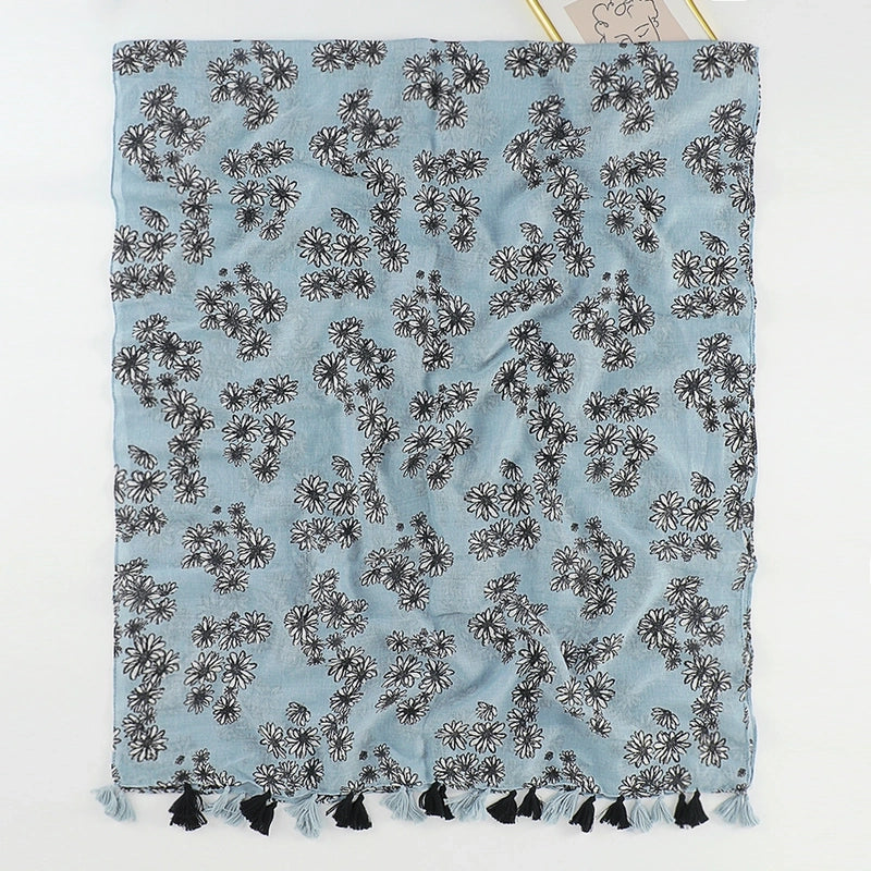 Unisex Vacation Sweet Geometric Polyester Scarf