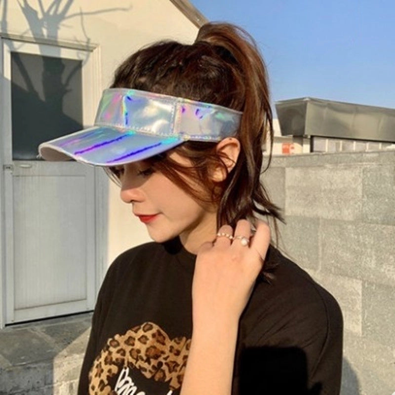 Women's Minimalist Solid Color Curved Eaves Sun Hat