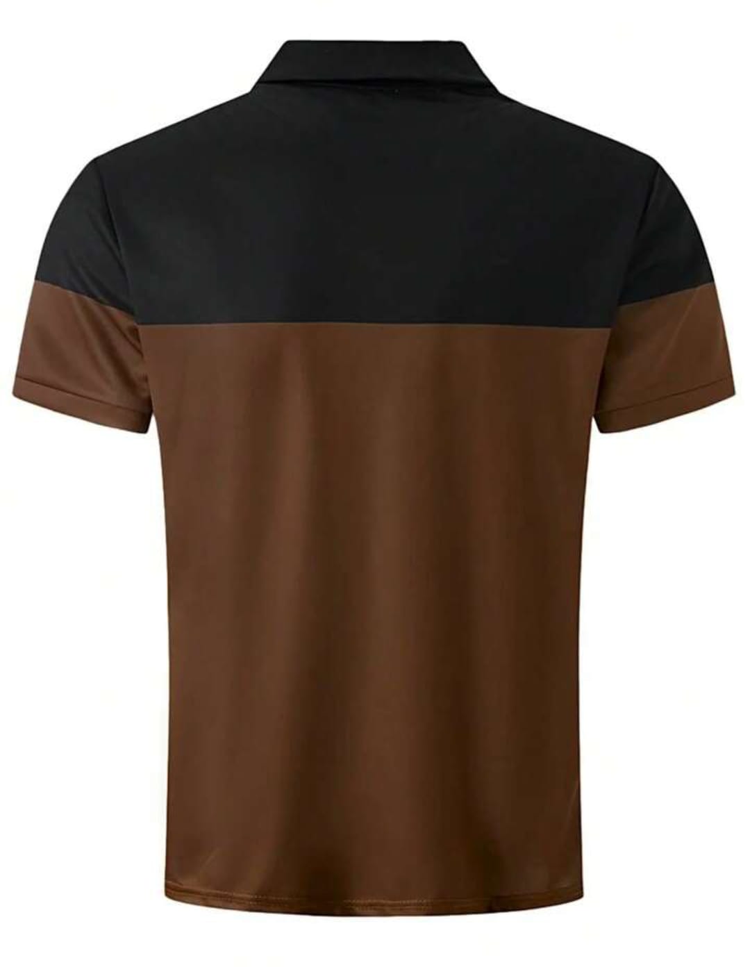 MEN COLOUR BLOCK SHORT SLEEVES  POLO SHIRT