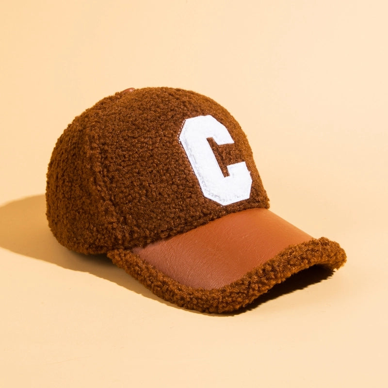 Women's Minimalist Letter Embroidery Curved Eaves Baseball Cap