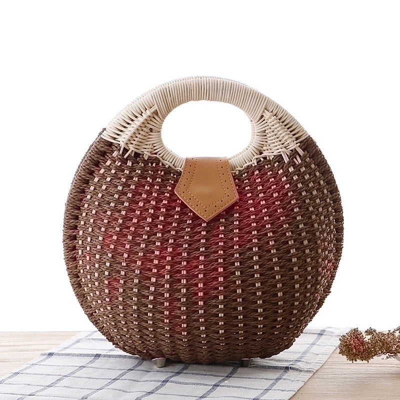 Women's Medium Straw Bag