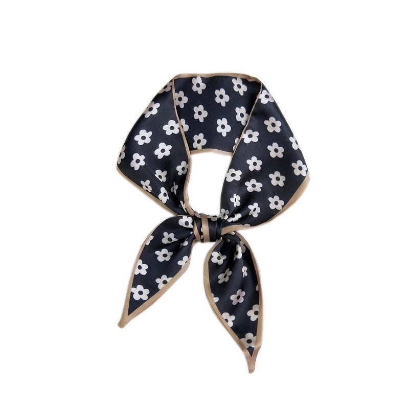 Double-sided Sharp-angled Silk Scarf