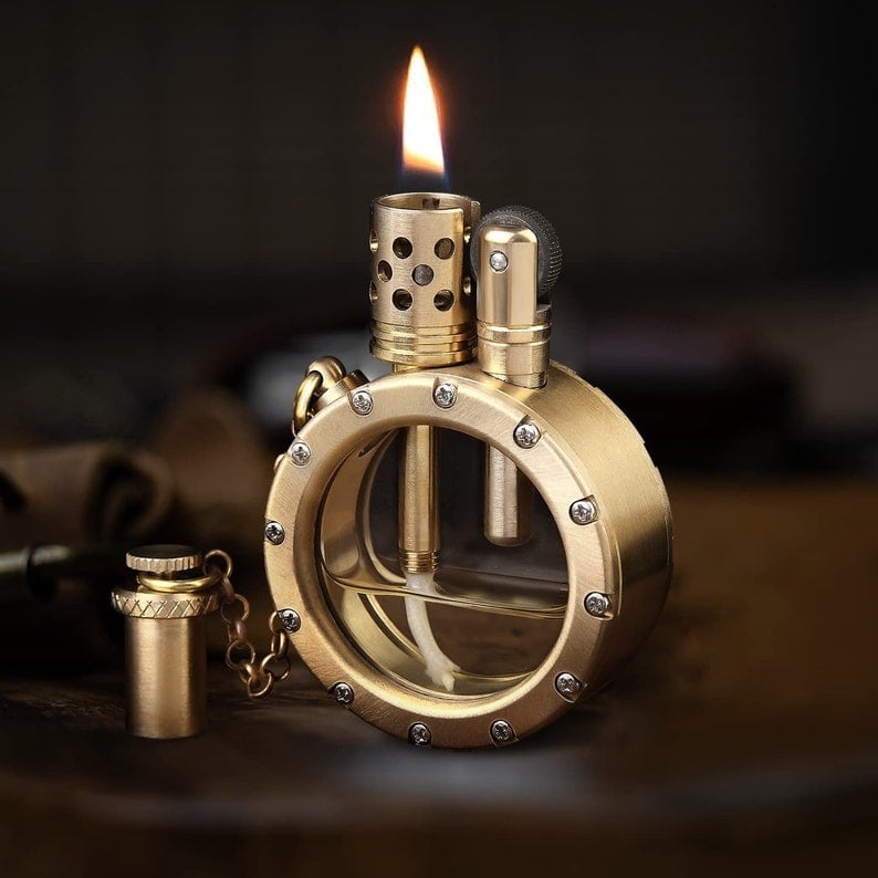 🔥Retro Transparent Kerosene Lighter