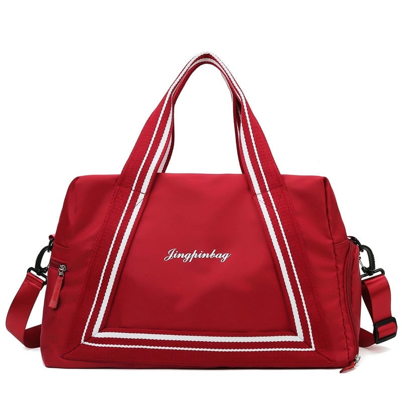 Large Capacity Wet And Dry Separation Yoga Fitness Bag Printed Logo Short Trip Luggage Bag New Travel Bag