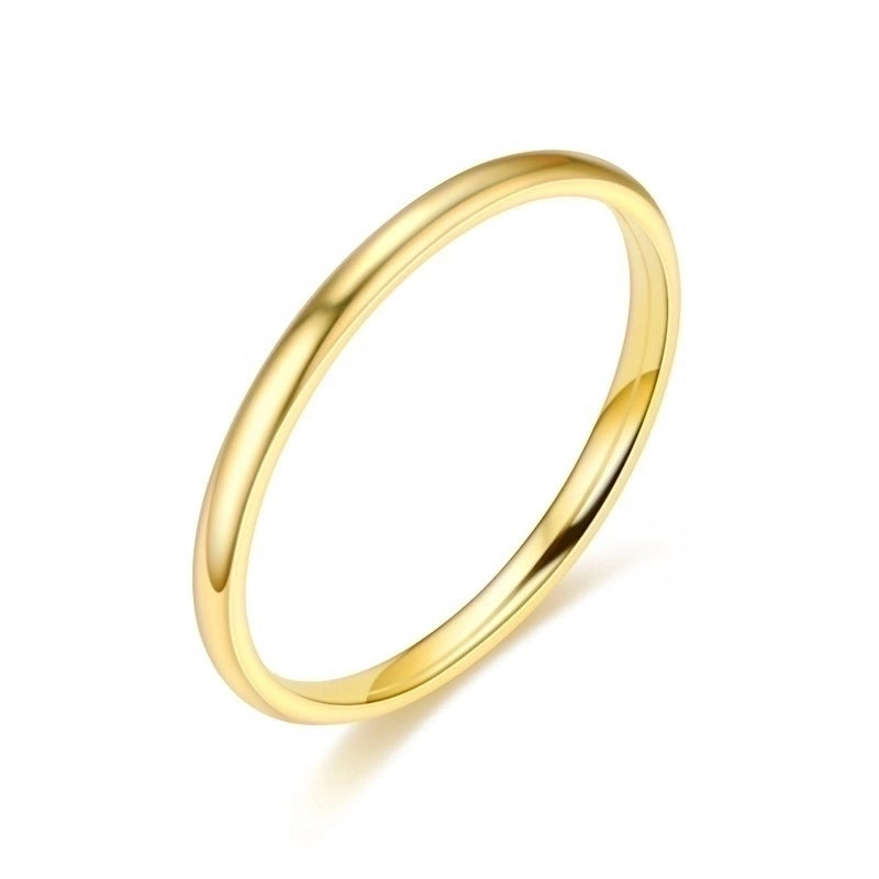 U Shape Stainless Steel 18K Gold Plated