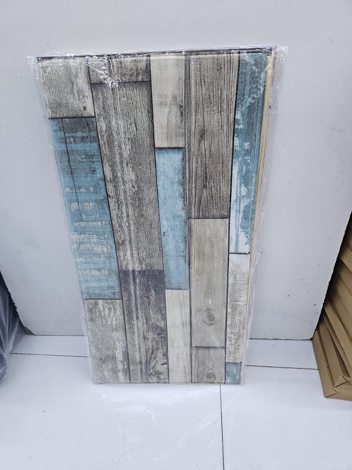 Stick Wall Panels- Multi Color . Wooden Design Wallpaper( 1 Sheet 70x70 CM)