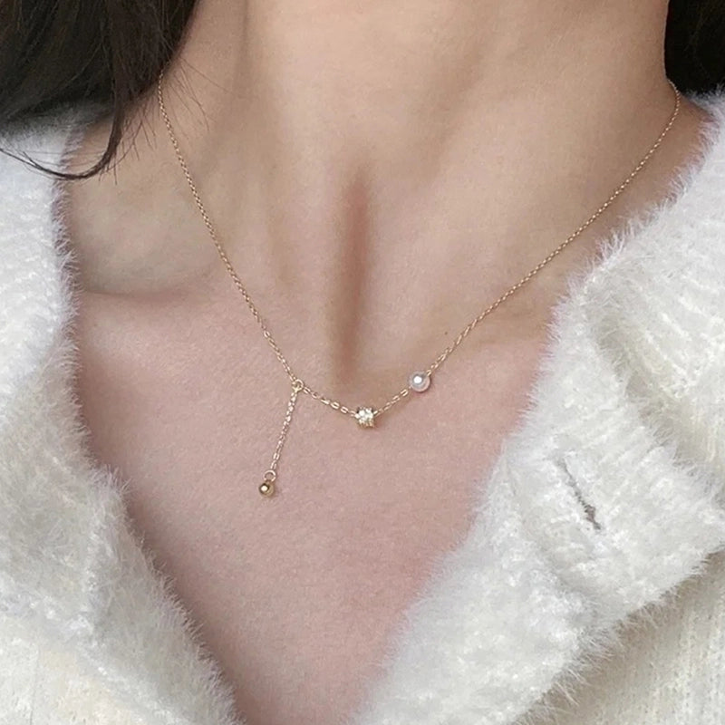 Minimalist Round Stainless Steel Necklace