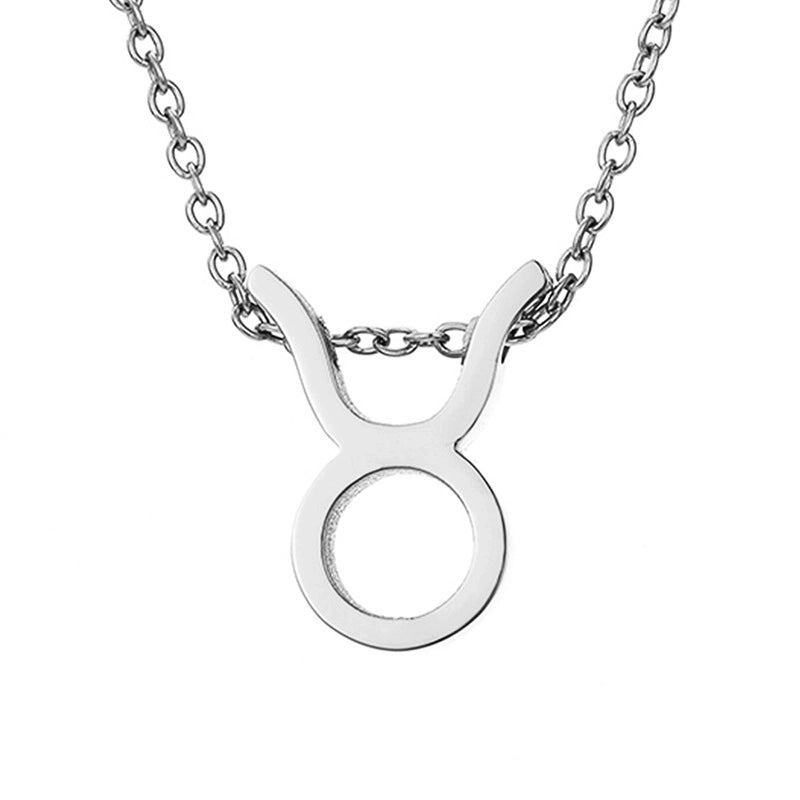 Stainless Steel Titanium Steel 14K Gold Plated Fashion Plating Constellation Necklace