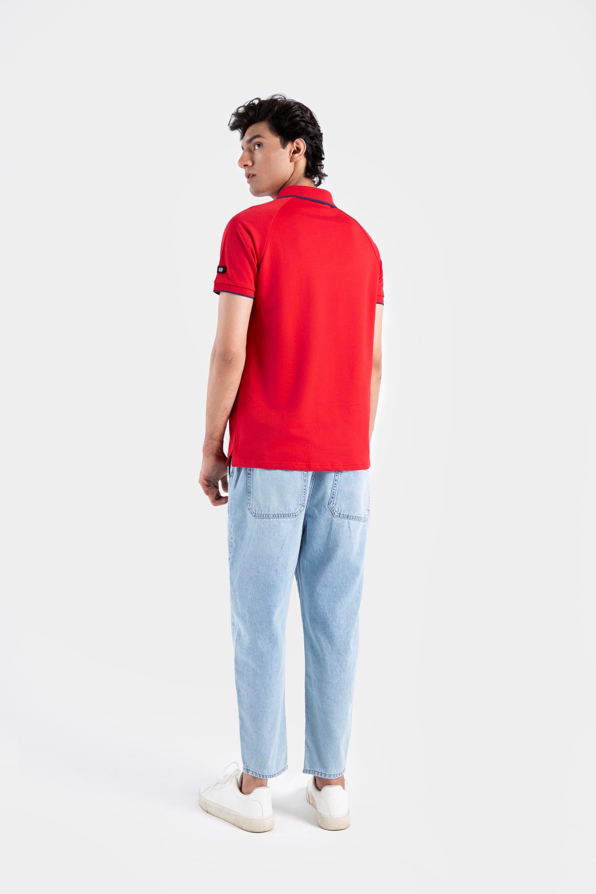 Contrast Polo Shirt